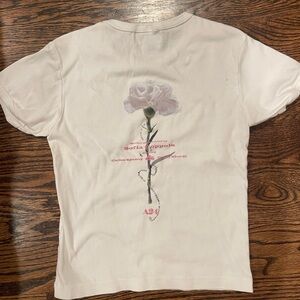 A24 White Baby Tee